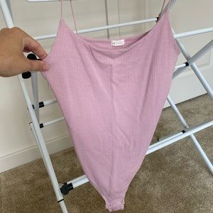 Pretty pink Garage bodysuit